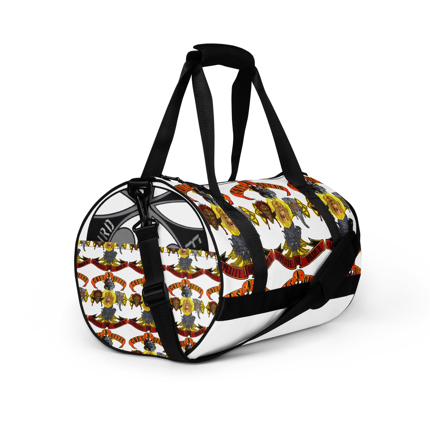 Gods n omens by gods hand All-over print gym bag.