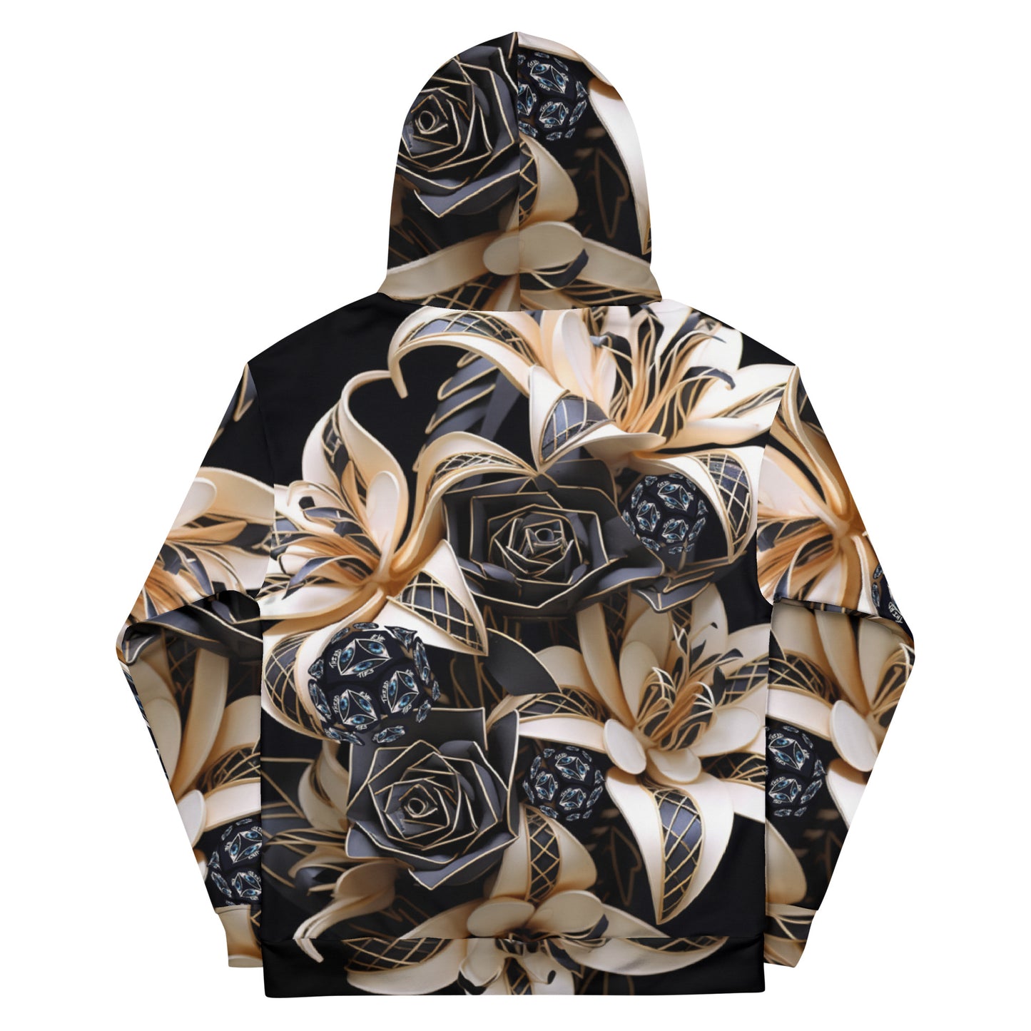 Godshand Roses Unisex Hoodie - ThirdEyeTies