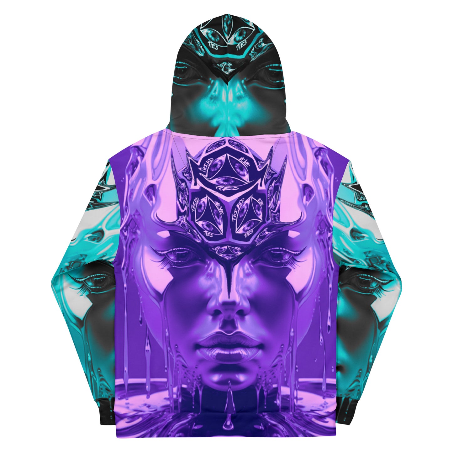 Drippy Queen color by Godshand Unisex Hoodie - ThirdEyeTies
