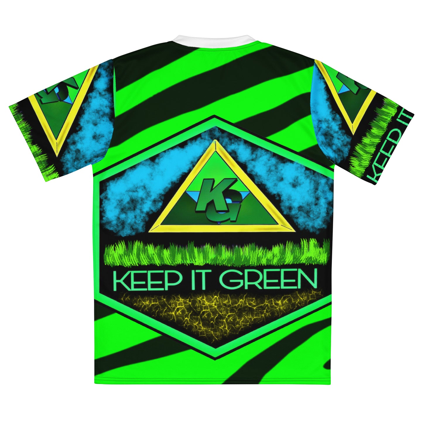 Recycled unisex sports jersey.