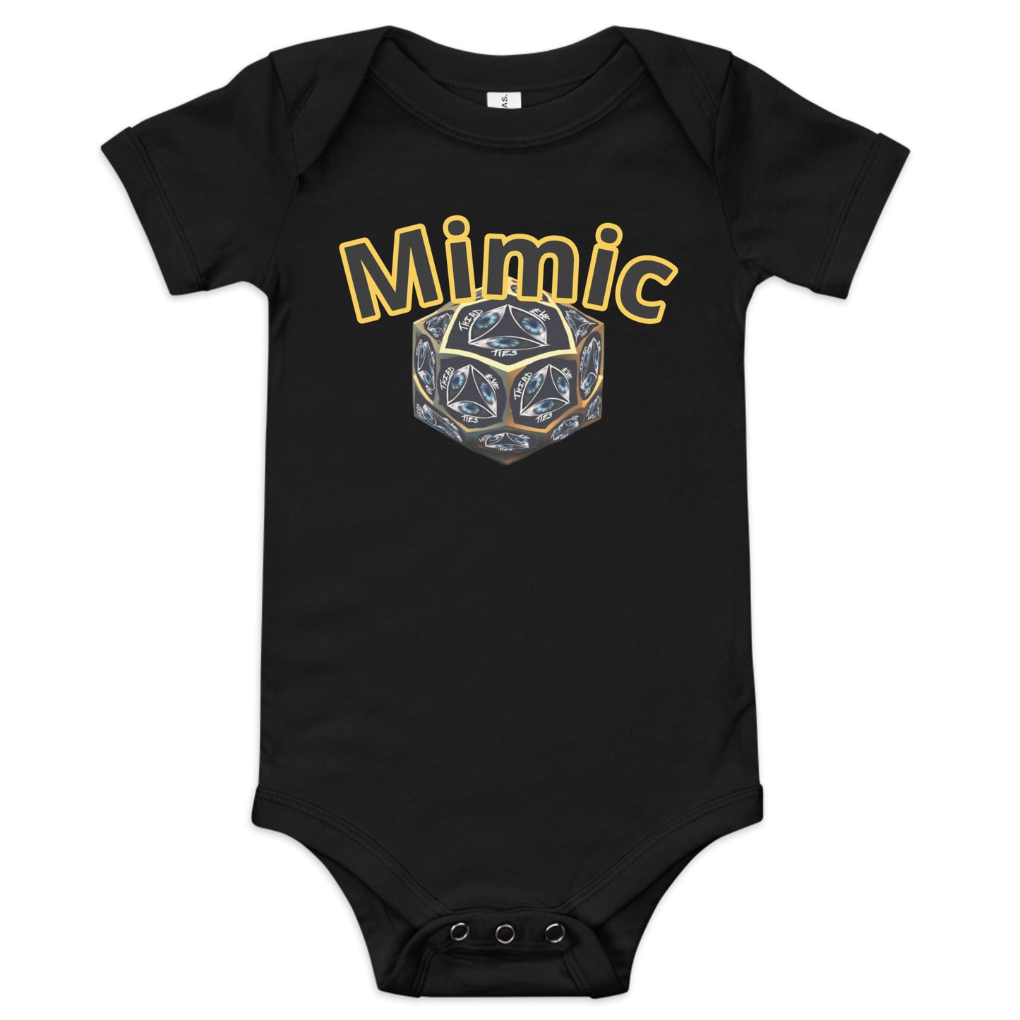 black infant one piece, elden ring, artistic, cotton, one size