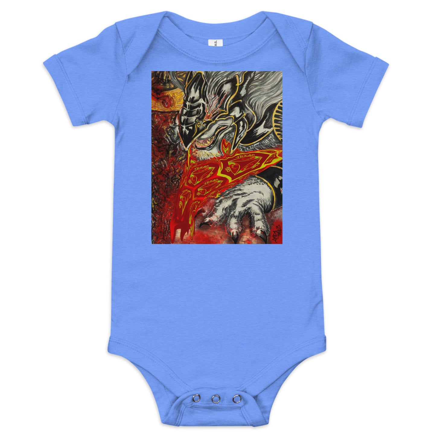 Maliketh Baby short sleeve one piece.