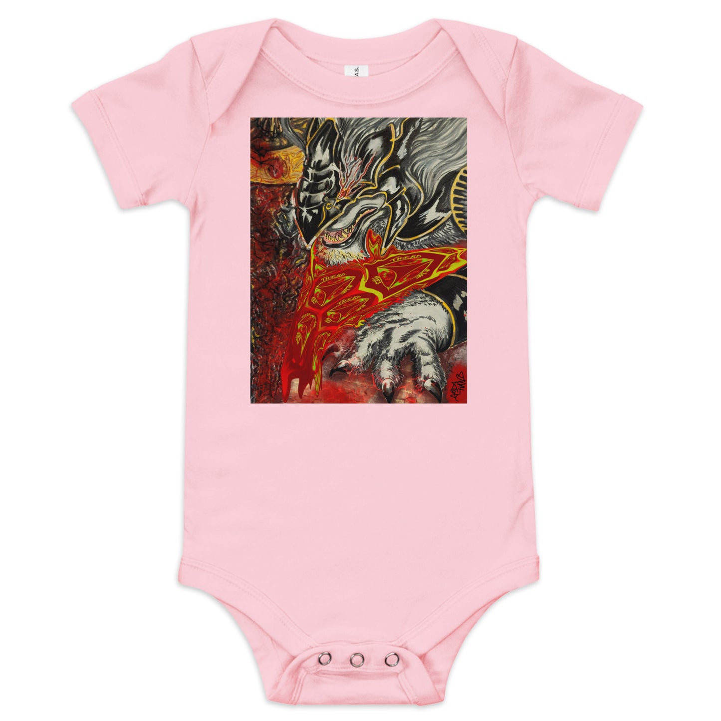 Maliketh Baby short sleeve one piece.