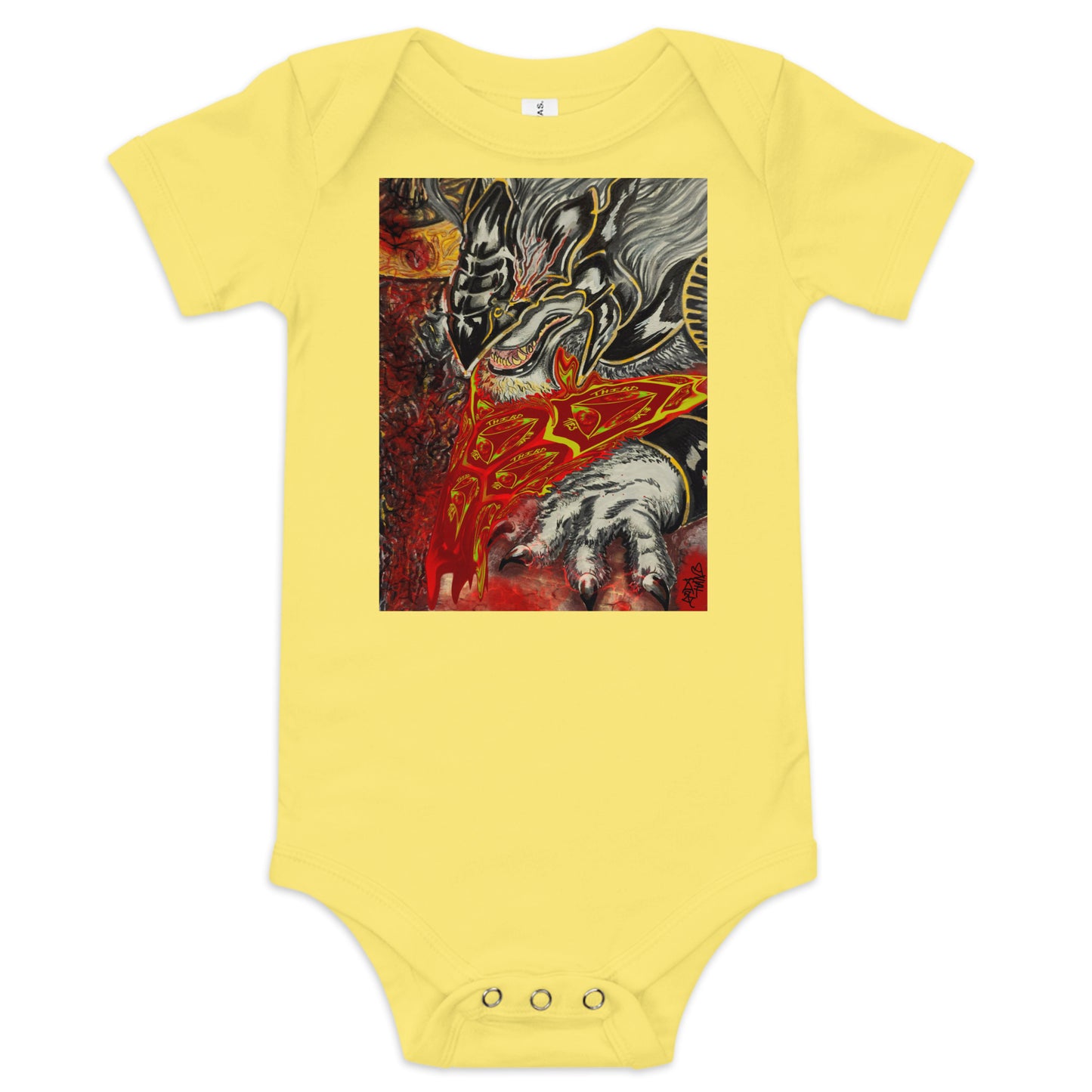 Maliketh Baby short sleeve one piece.