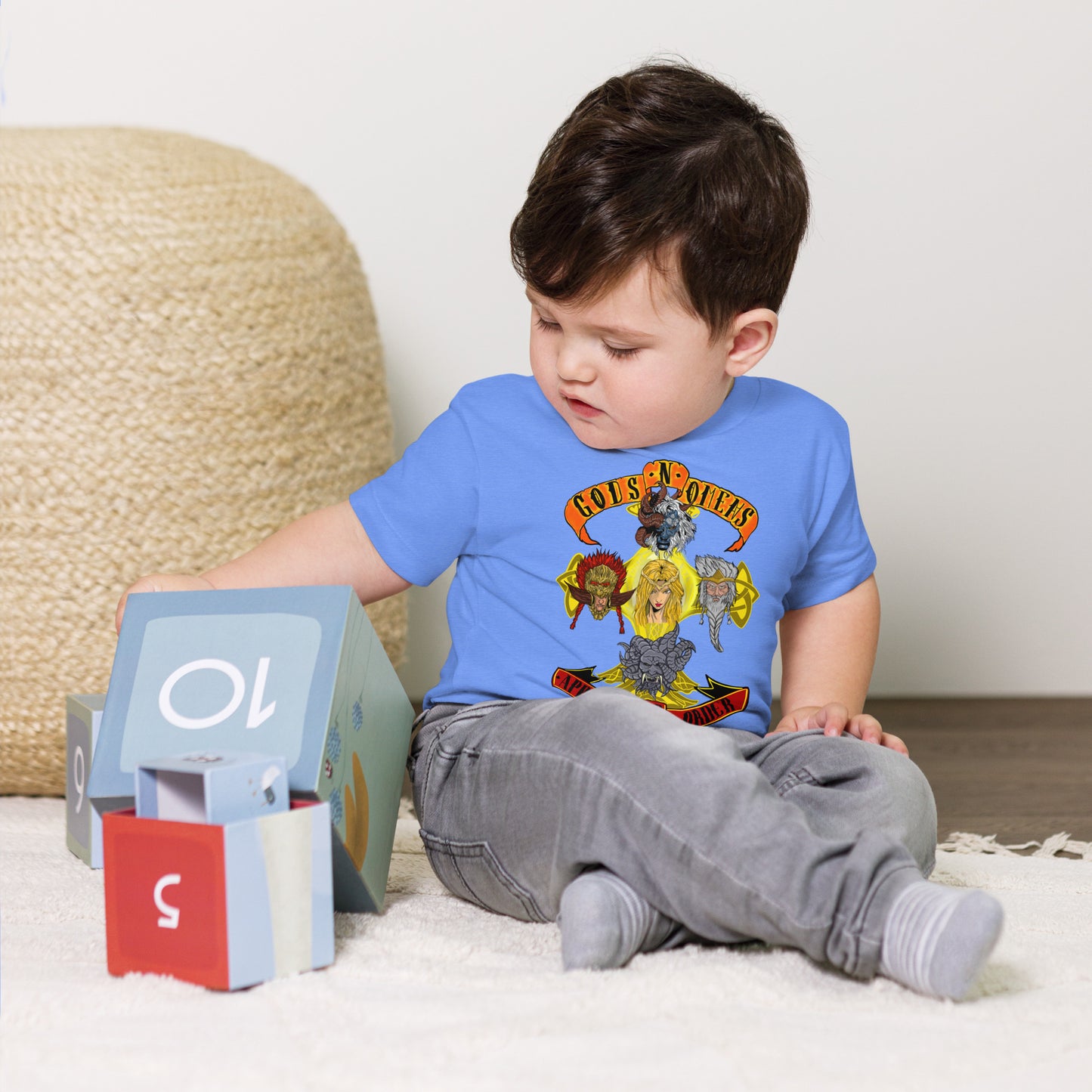Gods n omens Baby/Toddler Jersey Short Sleeve Tee.