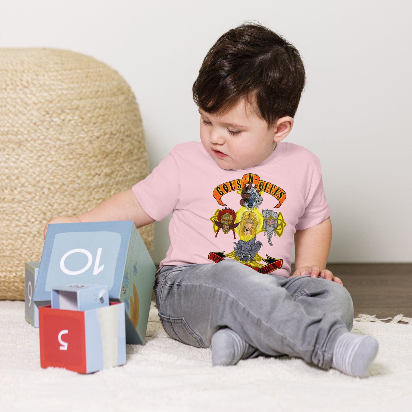Gods n omens Baby/Toddler Jersey Short Sleeve Tee.