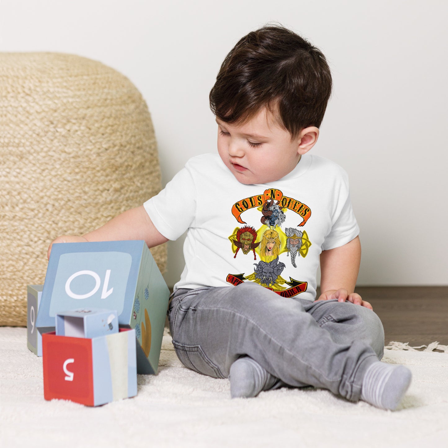 Gods n omens Baby/Toddler Jersey Short Sleeve Tee.