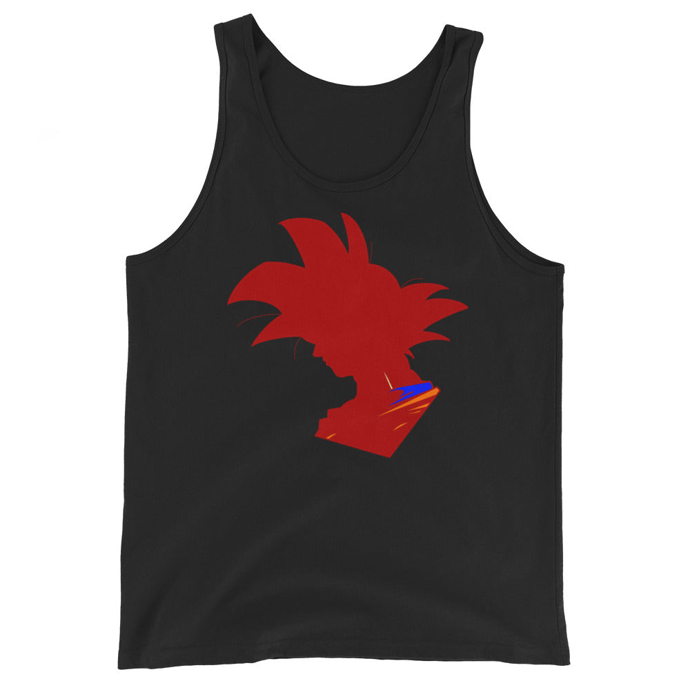 black tank top, dragon ball, cotton, artistic, sleeveless, multiple sizes