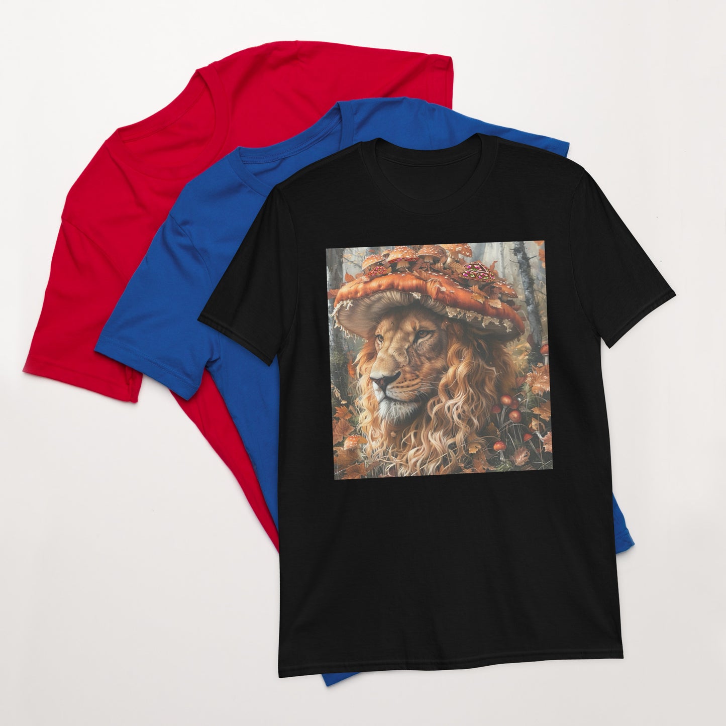 Jamaican Lion Short-Sleeve Unisex T-Shirt.