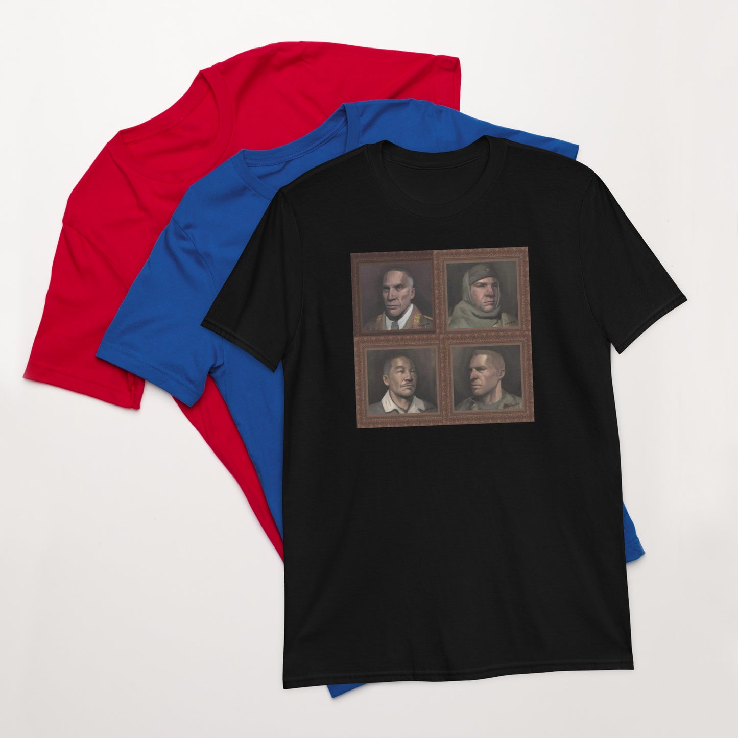 black t-shirt, call of duty, artistic, cotton, crew cute, short sleeve