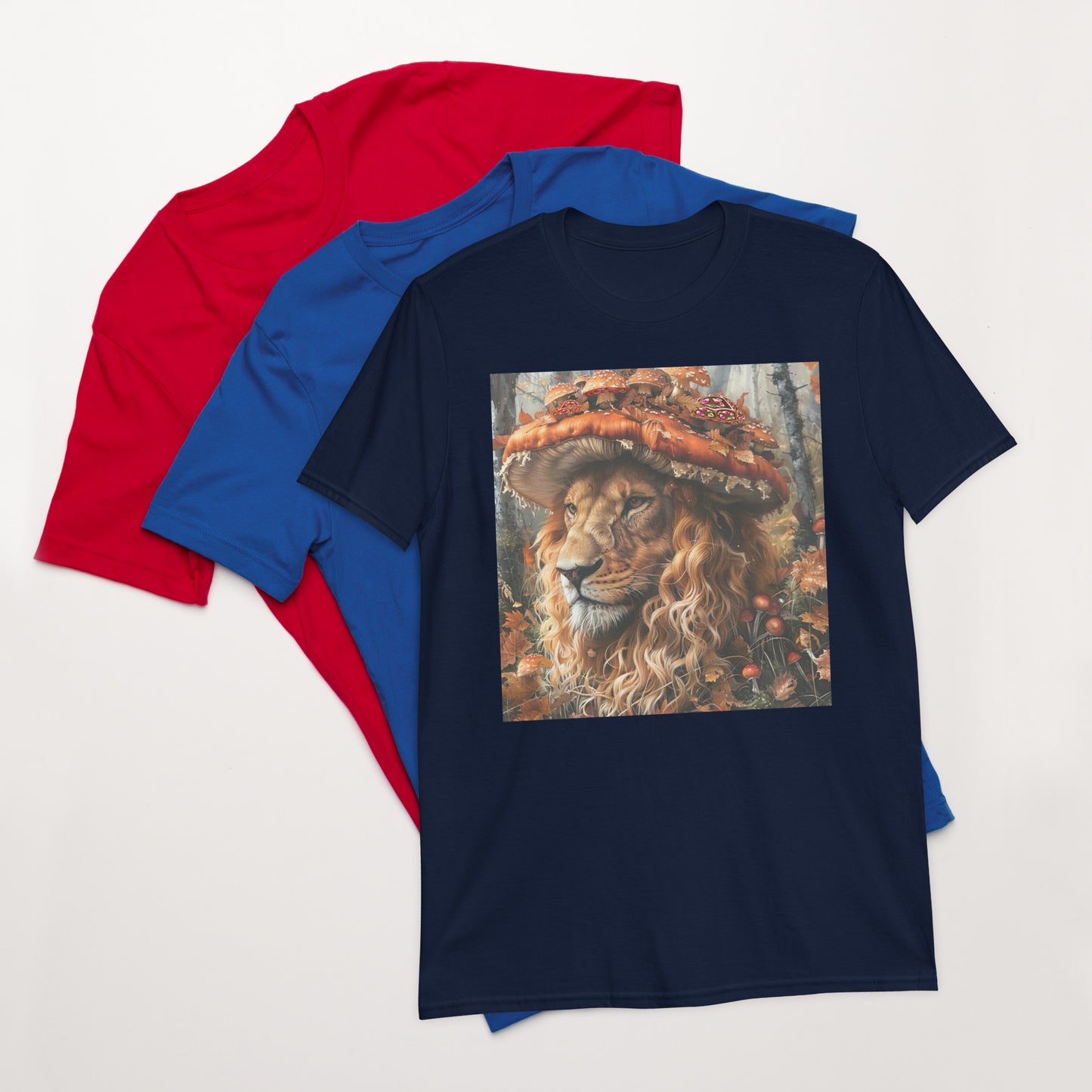 Jamaican Lion Short-Sleeve Unisex T-Shirt.