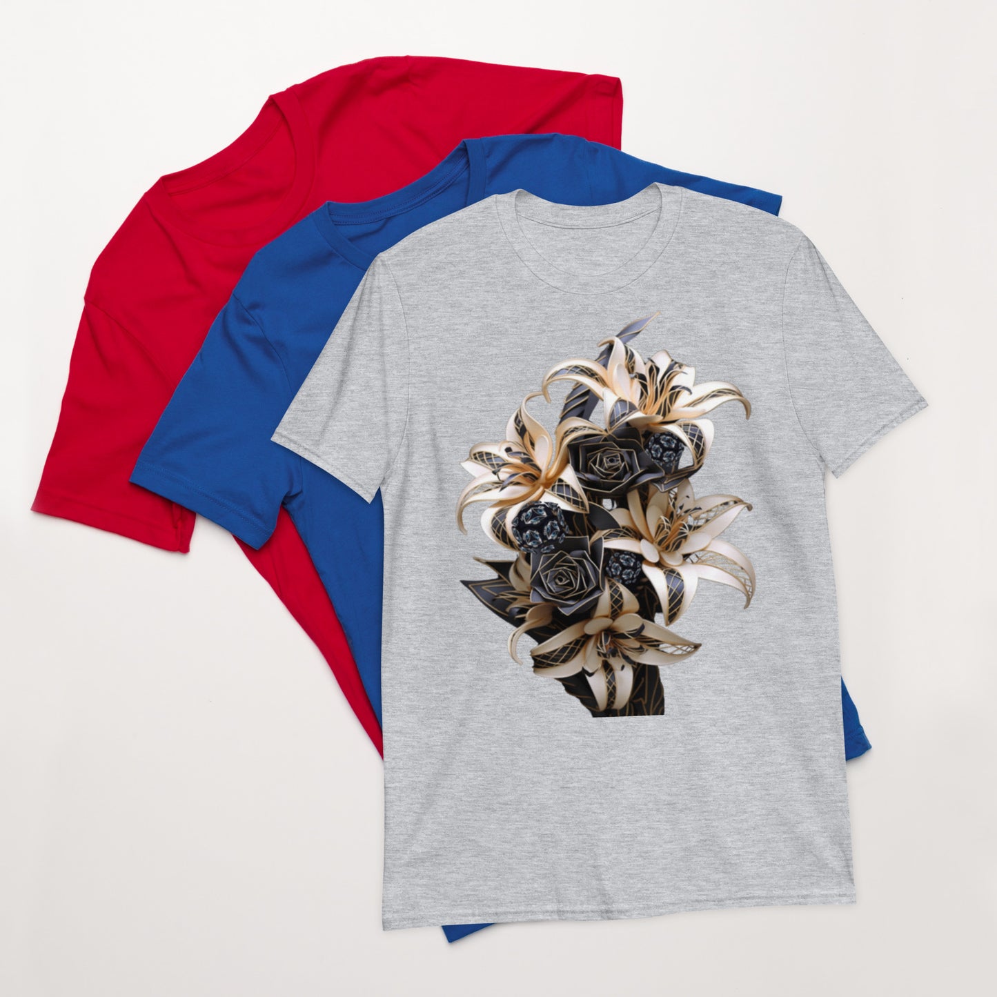Roses Short-Sleeve Unisex T-Shirt.