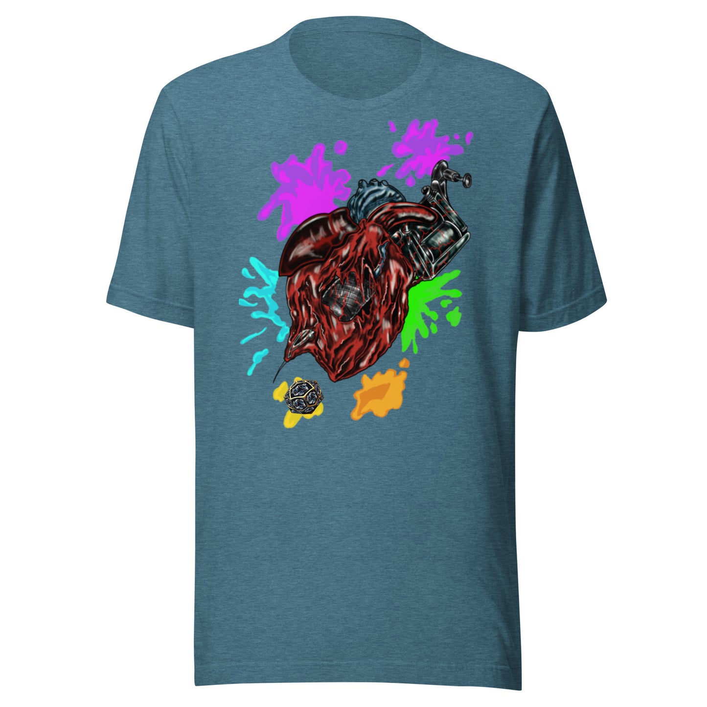 Heart of tattooing by Godshand Unisex t-shirt - ThirdEyeTies