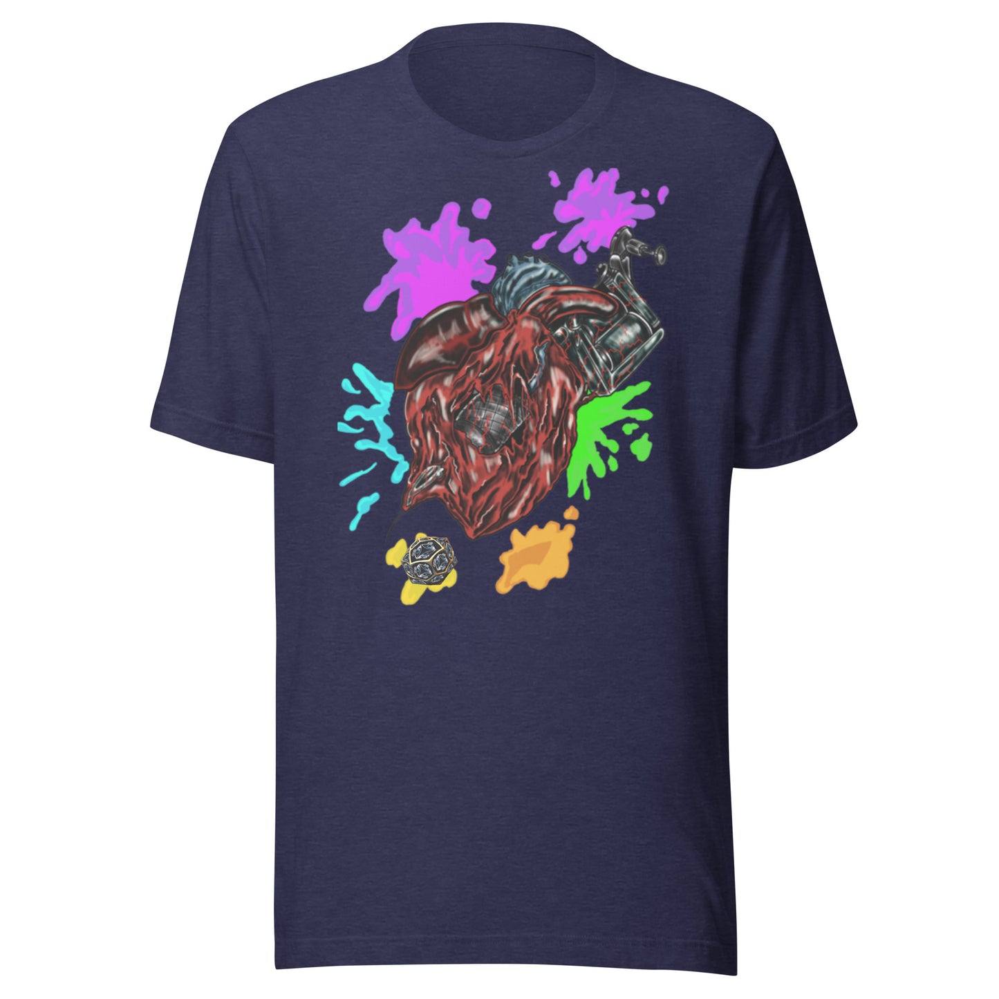 Heart of tattooing by Godshand Unisex t-shirt - ThirdEyeTies