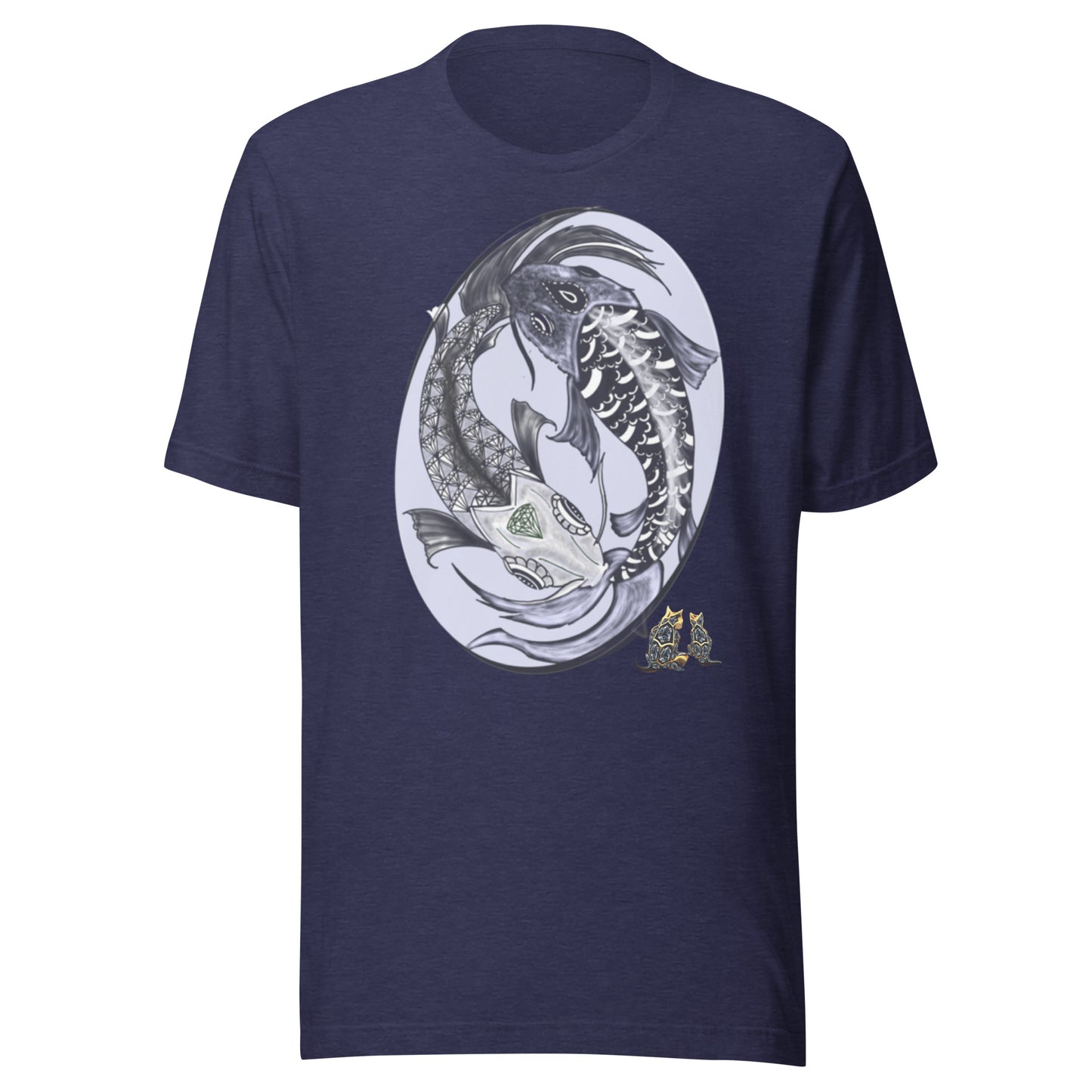 Yin yang koi by Godshand Unisex t-shirt - ThirdEyeTies