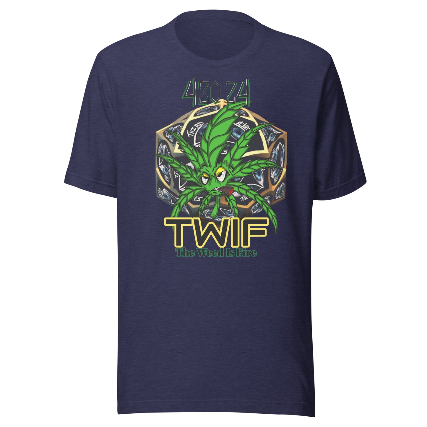 TWIF leaf Unisex t-shirt - ThirdEyeTies