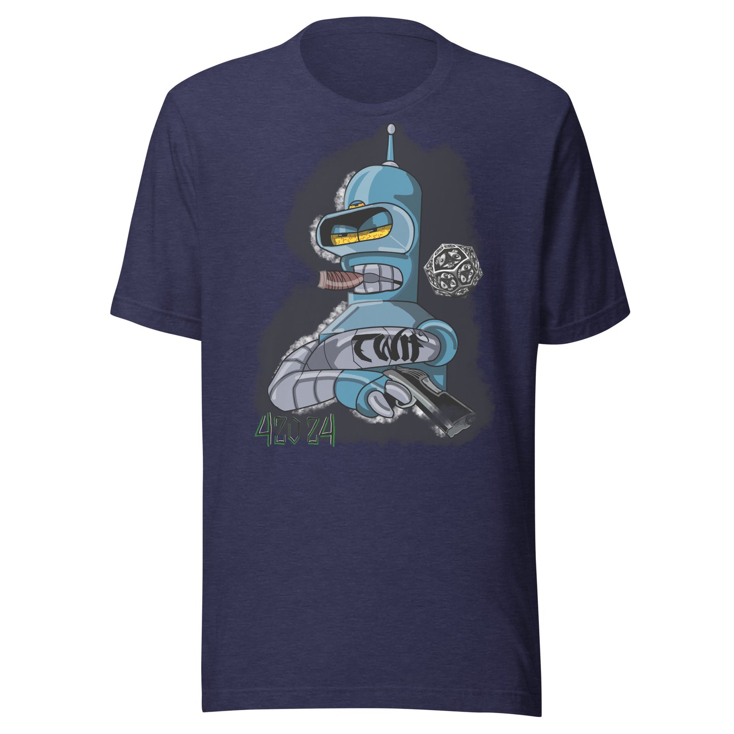 Bender- TWIF collection- by Godshand designs Unisex t-shirt - ThirdEyeTies