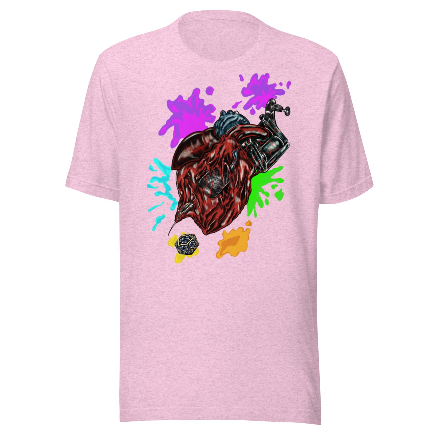 Heart of tattooing by Godshand Unisex t-shirt - ThirdEyeTies