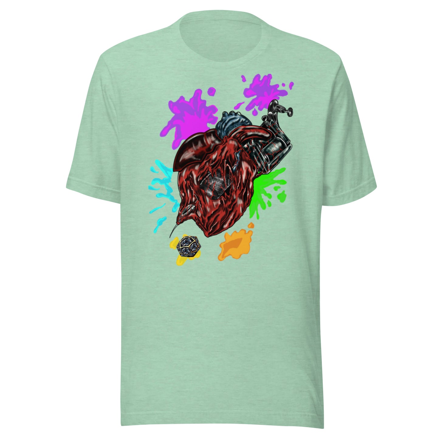 Heart of tattooing by Godshand Unisex t-shirt - ThirdEyeTies