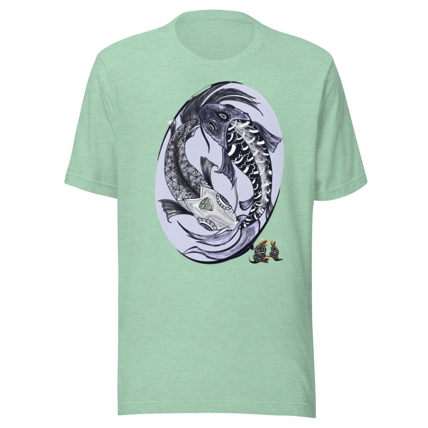 Yin yang koi by Godshand Unisex t-shirt - ThirdEyeTies