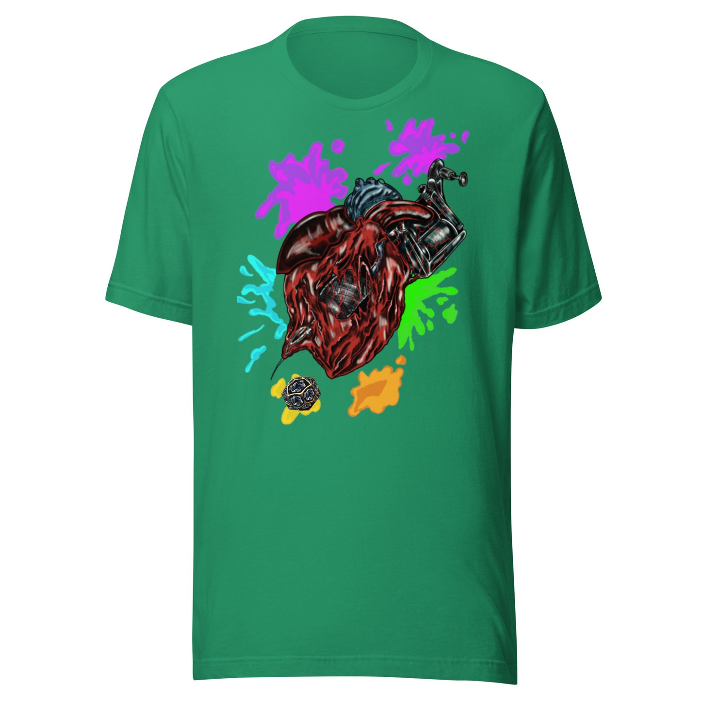 Heart of tattooing by Godshand Unisex t-shirt - ThirdEyeTies