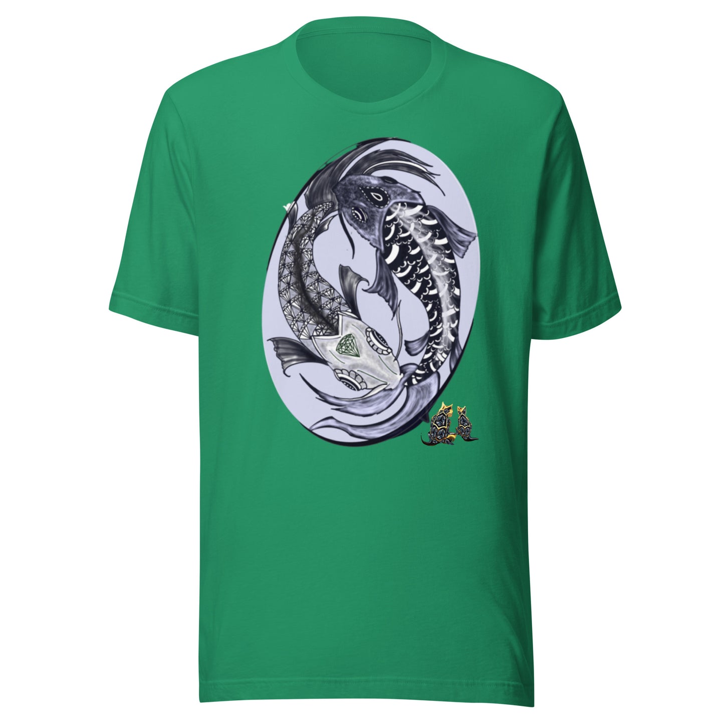 Yin yang koi by Godshand Unisex t-shirt - ThirdEyeTies