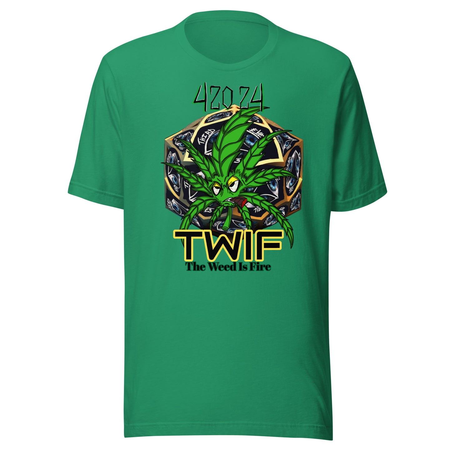 TWIF leaf Unisex t-shirt - ThirdEyeTies