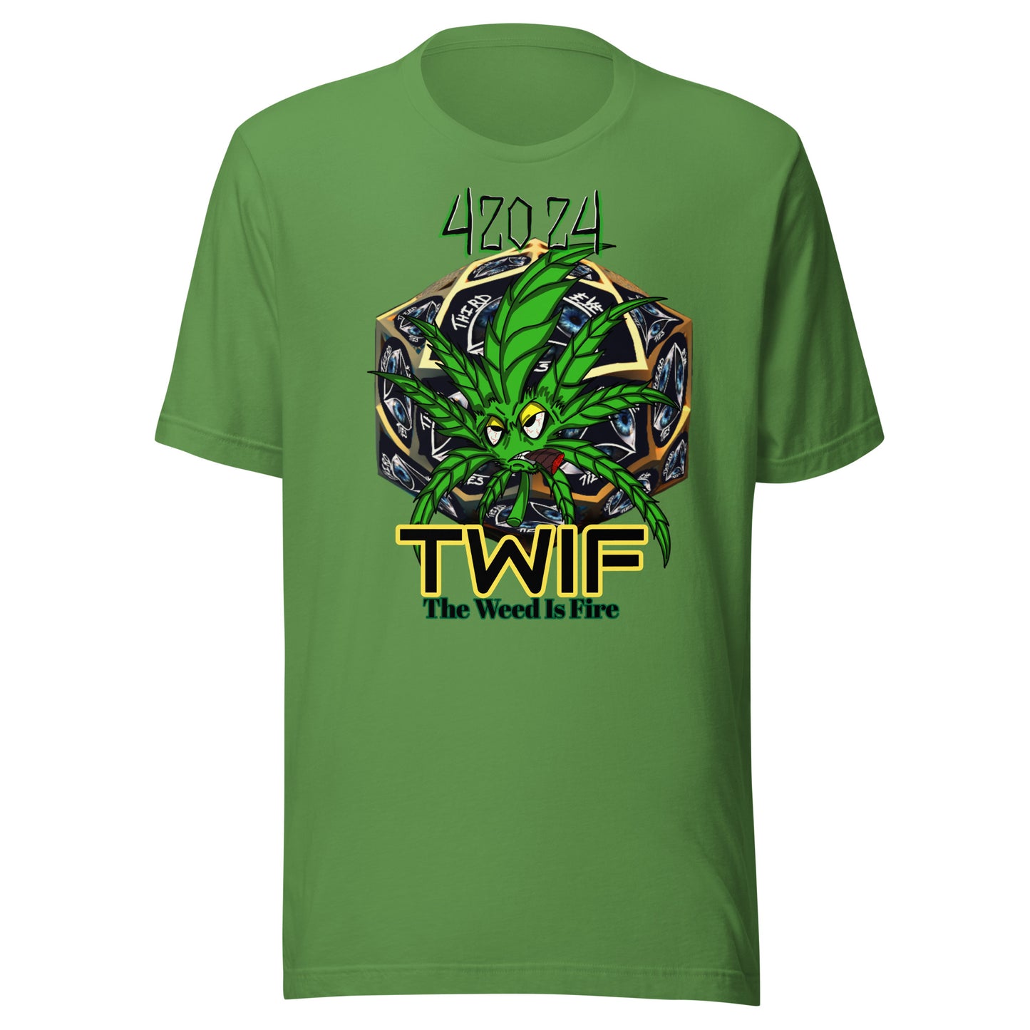 TWIF leaf Unisex t-shirt - ThirdEyeTies