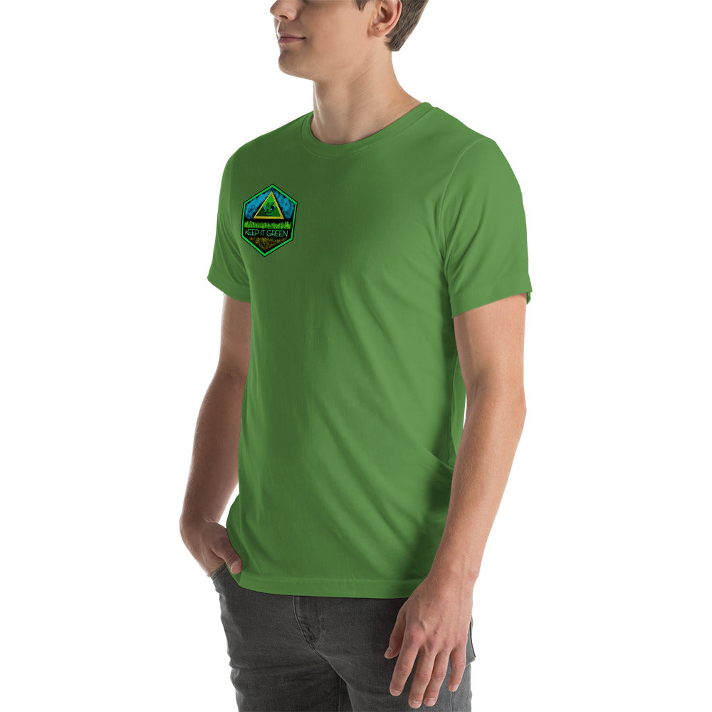 Keep it green Unisex t-shirt - ThirdEyeTies