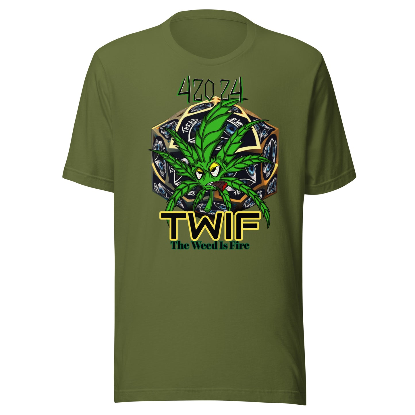 TWIF leaf Unisex t-shirt - ThirdEyeTies