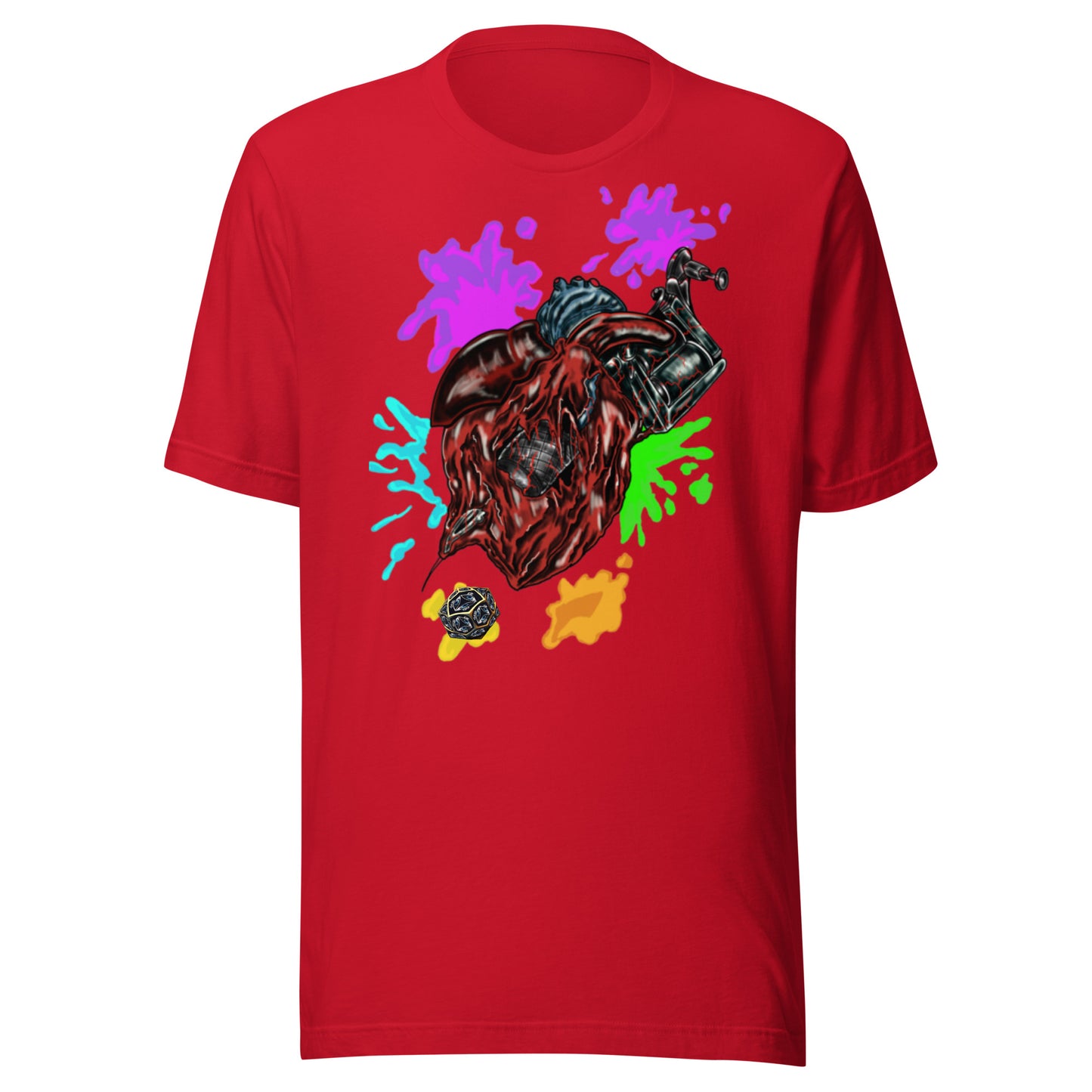 Heart of tattooing by Godshand Unisex t-shirt - ThirdEyeTies