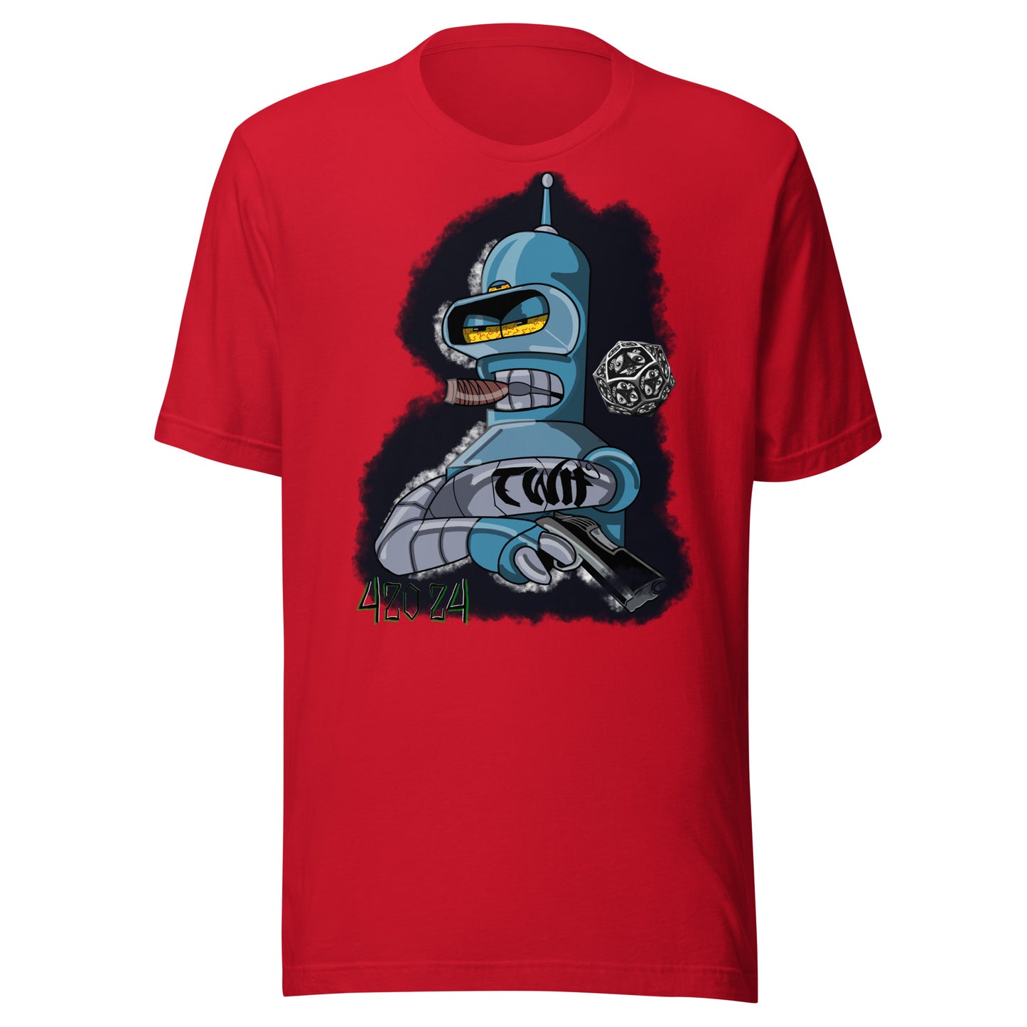 Bender- TWIF collection- by Godshand designs Unisex t-shirt - ThirdEyeTies