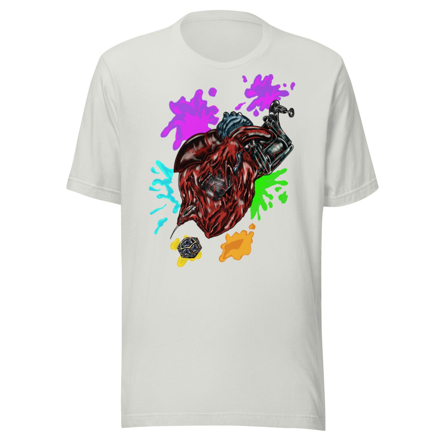 Heart of tattooing by Godshand Unisex t-shirt - ThirdEyeTies