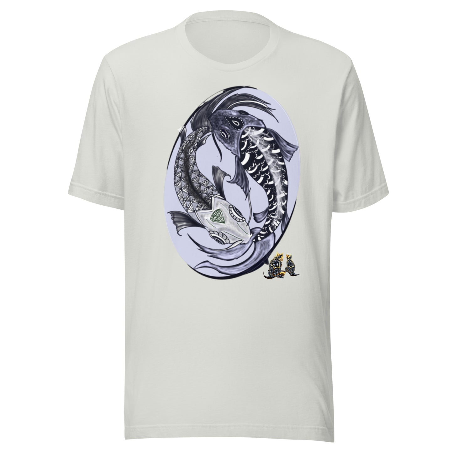 Yin yang koi by Godshand Unisex t-shirt - ThirdEyeTies