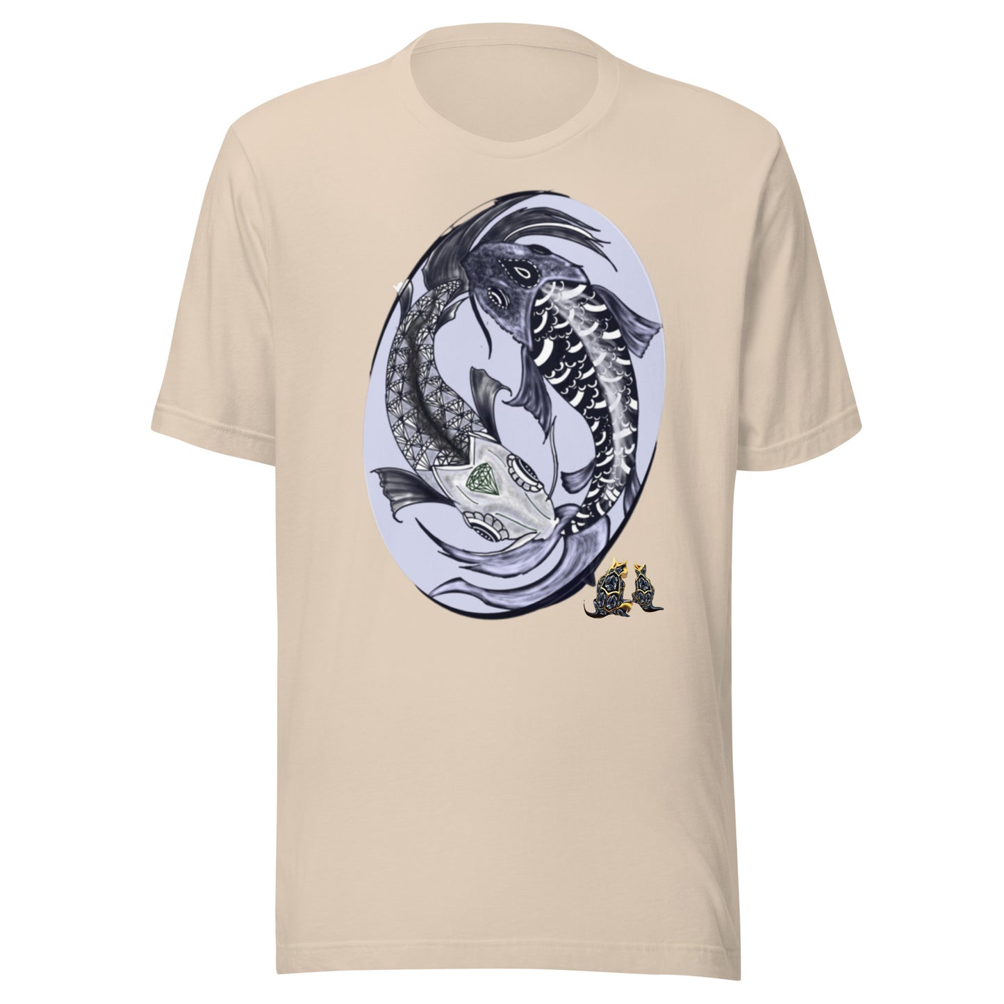 Yin yang koi by Godshand Unisex t-shirt - ThirdEyeTies