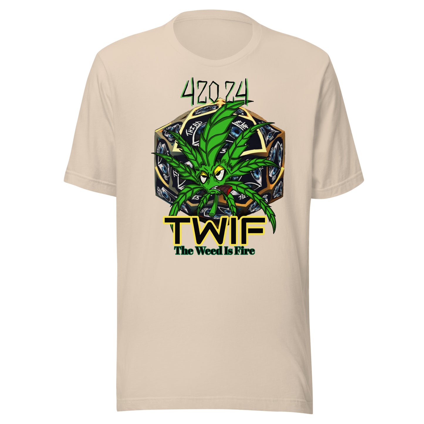 TWIF leaf Unisex t-shirt - ThirdEyeTies