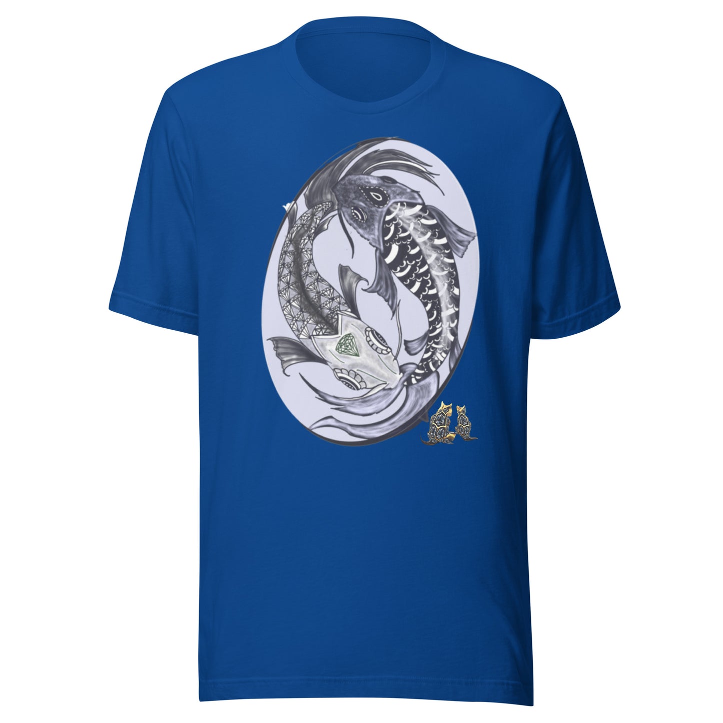 Yin yang koi by Godshand Unisex t-shirt - ThirdEyeTies
