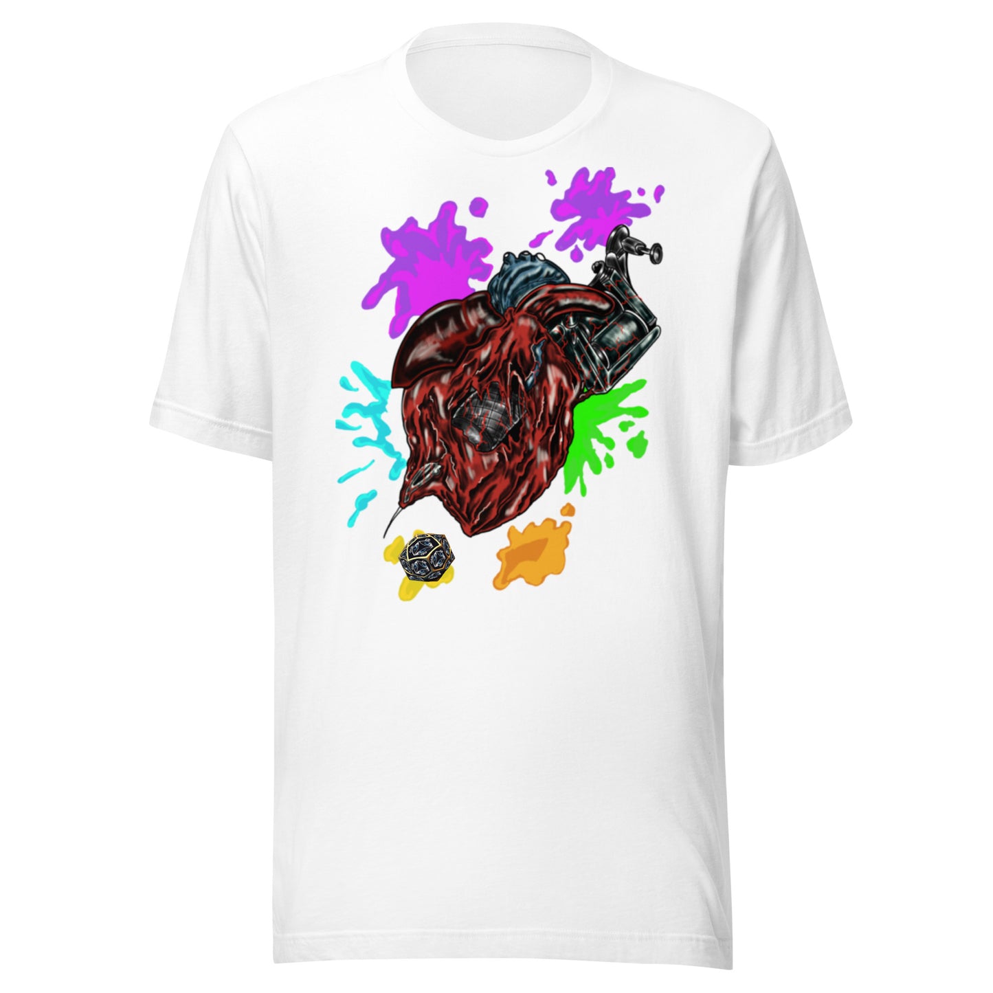 Heart of tattooing by Godshand Unisex t-shirt - ThirdEyeTies