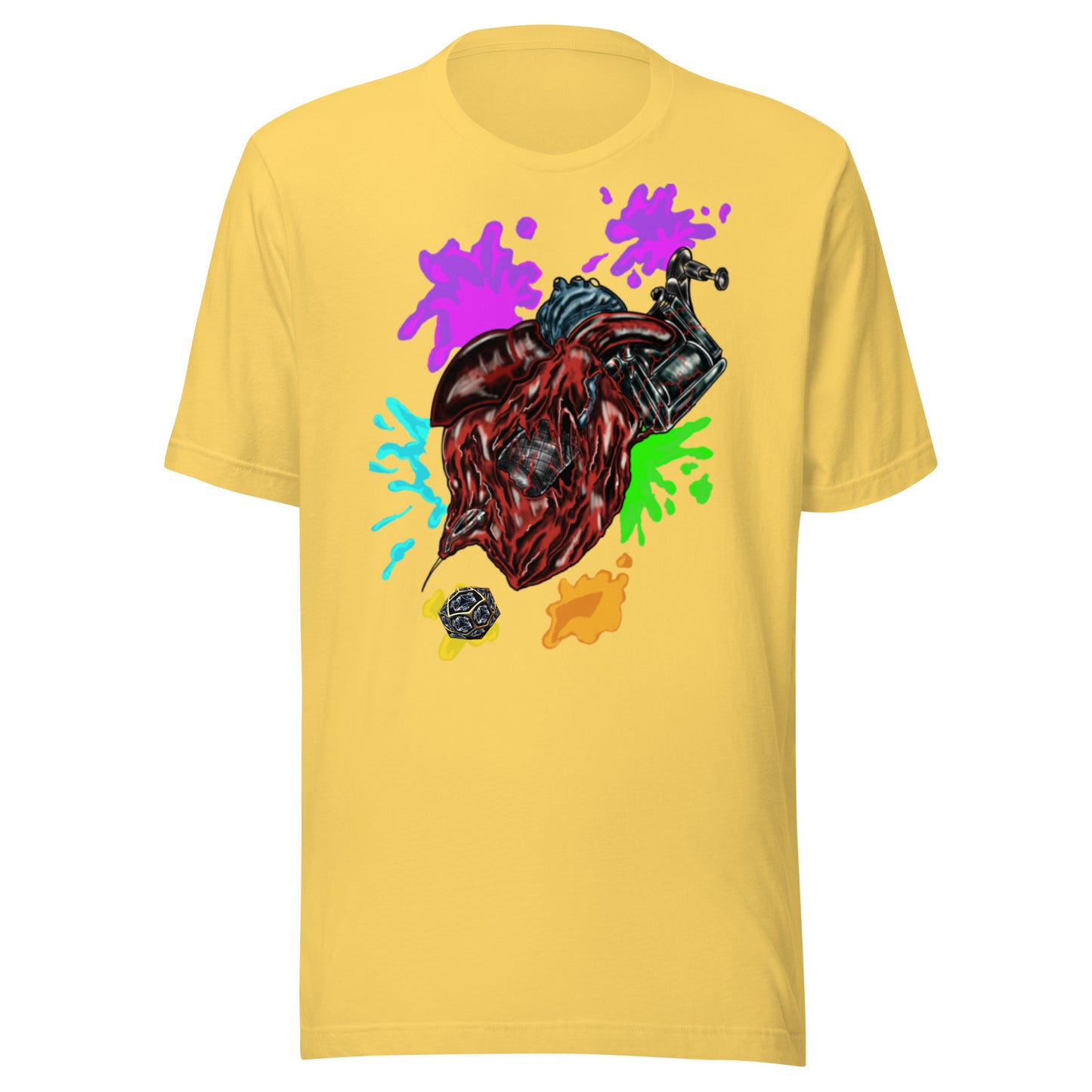 Heart of tattooing by Godshand Unisex t-shirt - ThirdEyeTies