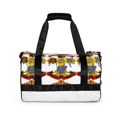 Gods n omens by gods hand All-over print gym bag.