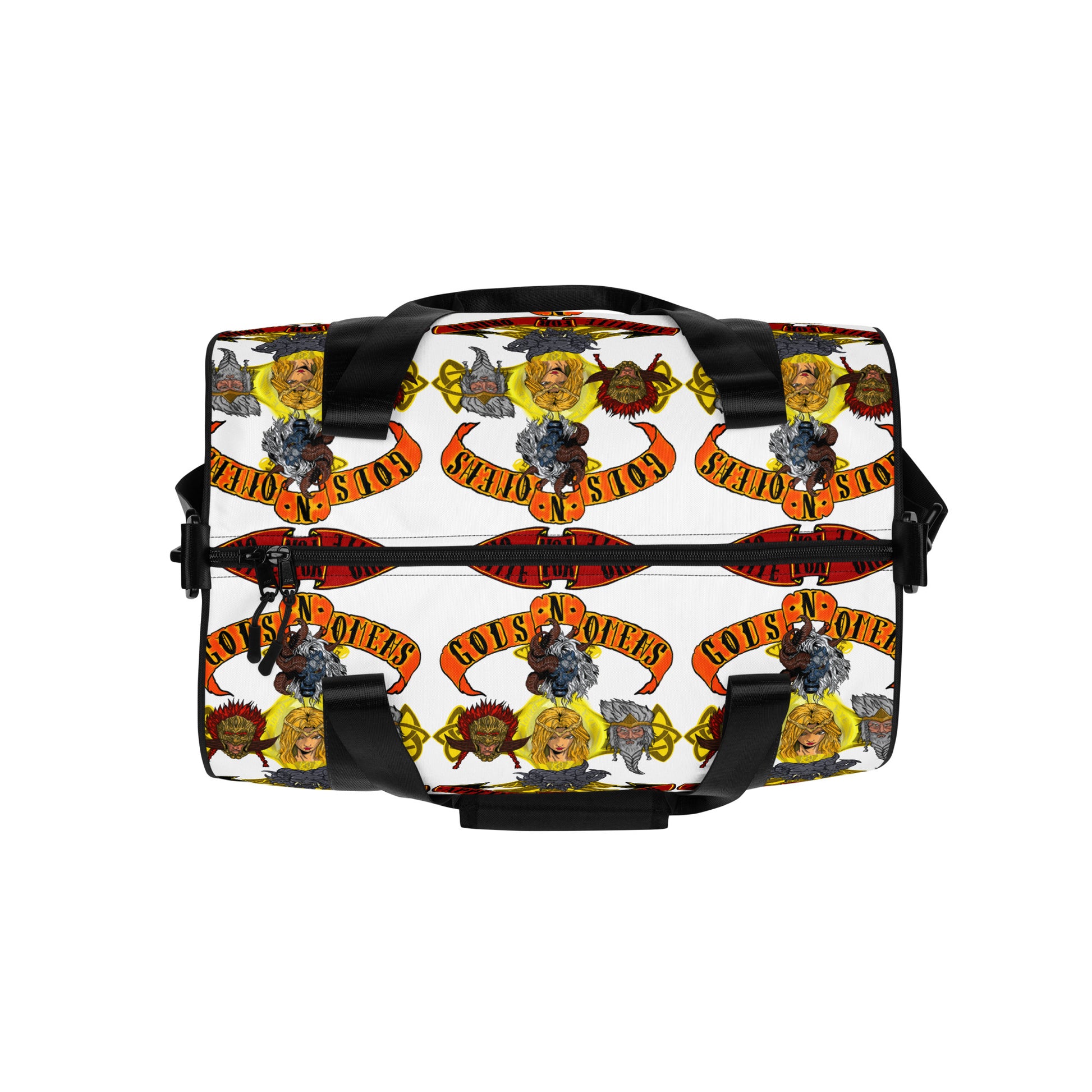 Gods n omens by gods hand All-over print gym bag.