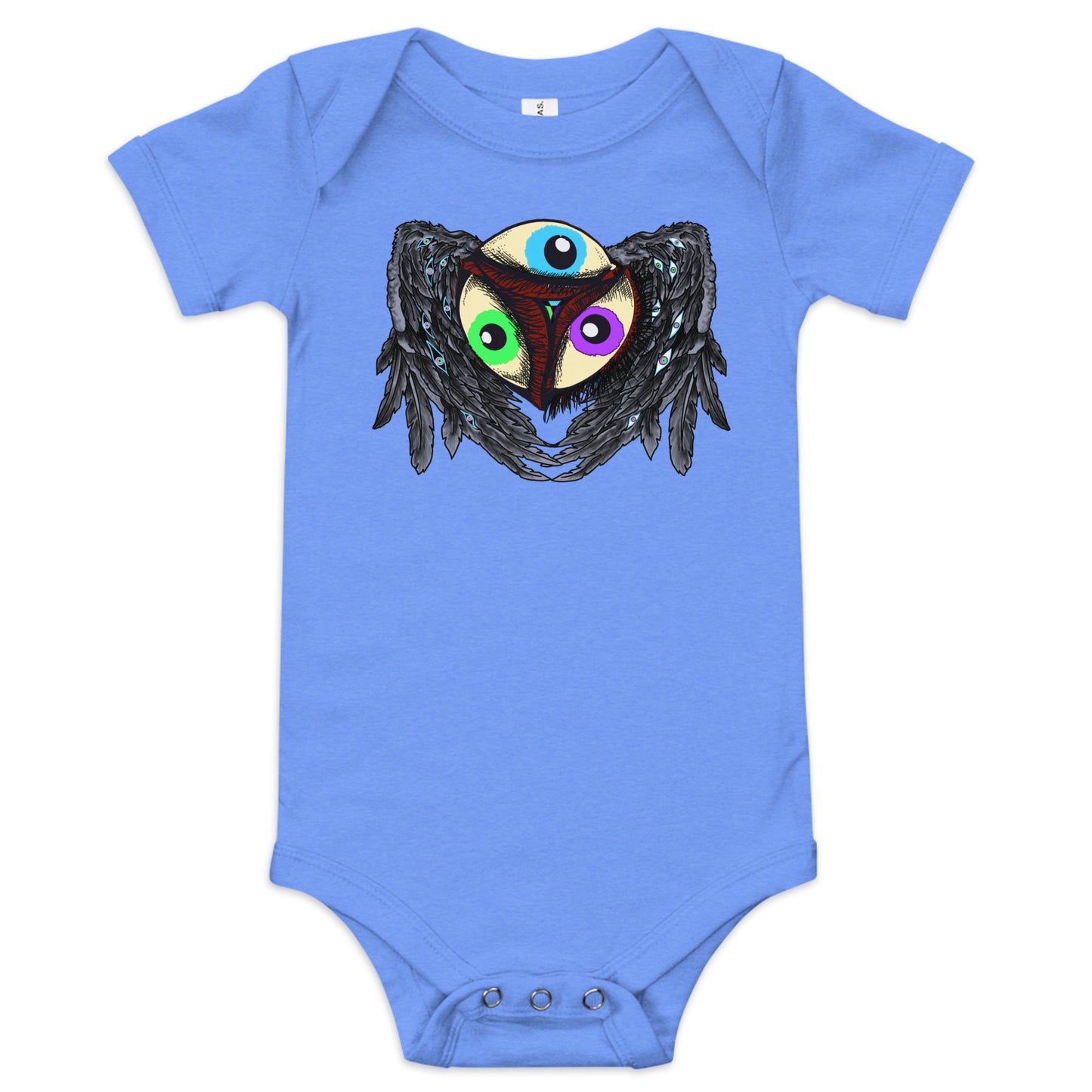 Third Eye infant short sleeve one piece - ThirdEyeTies