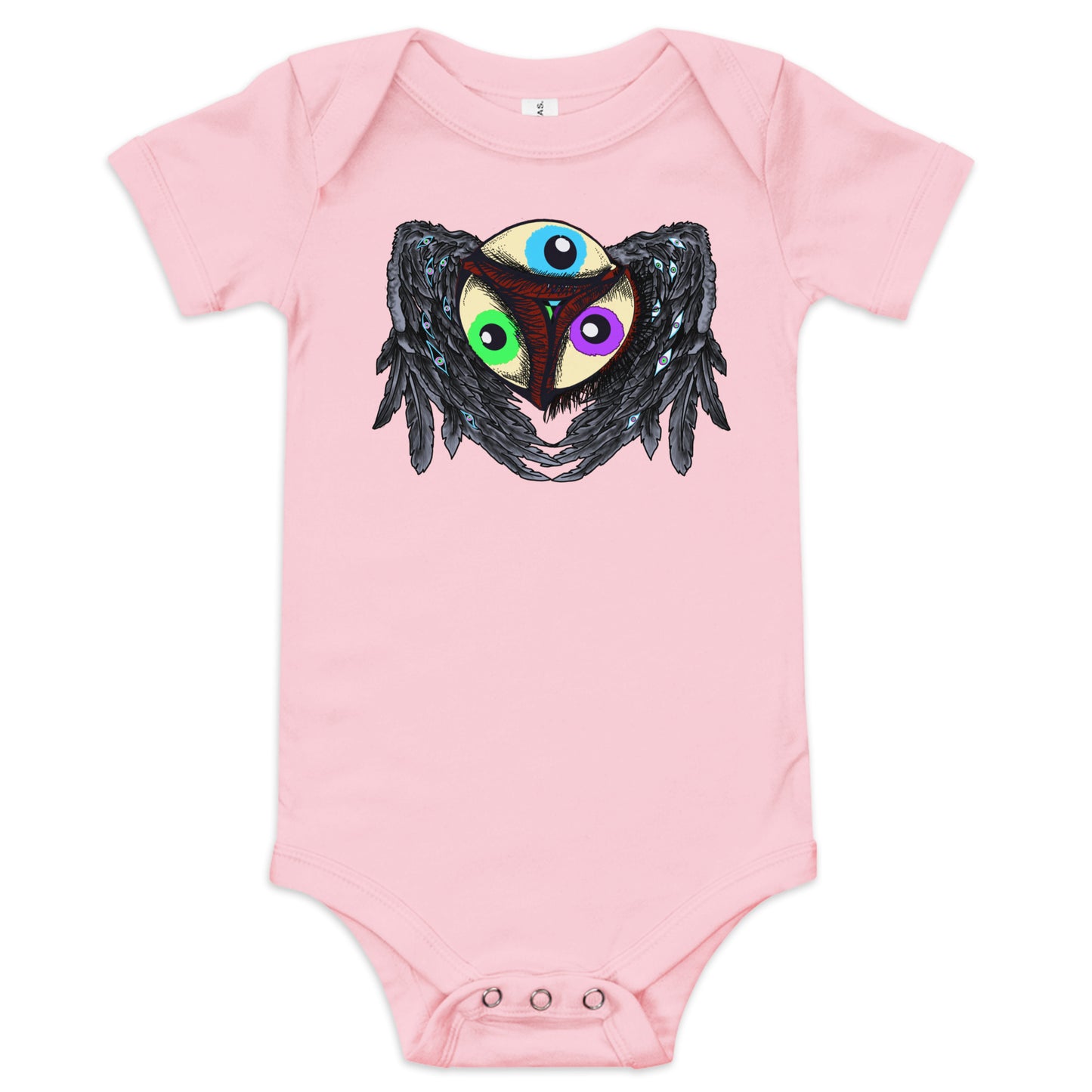 Third Eye infant short sleeve one piece - ThirdEyeTies