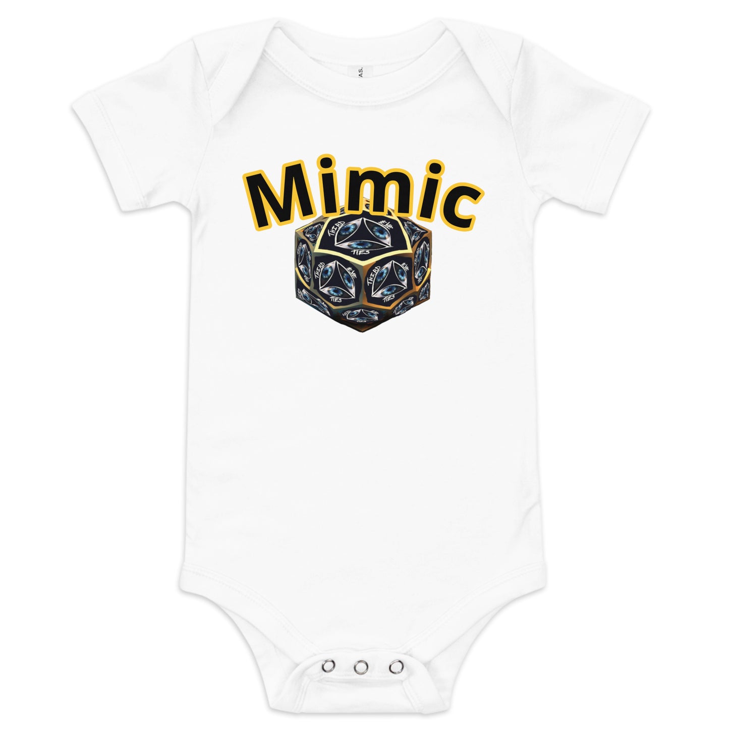 Mimic tear Baby short sleeve one piece