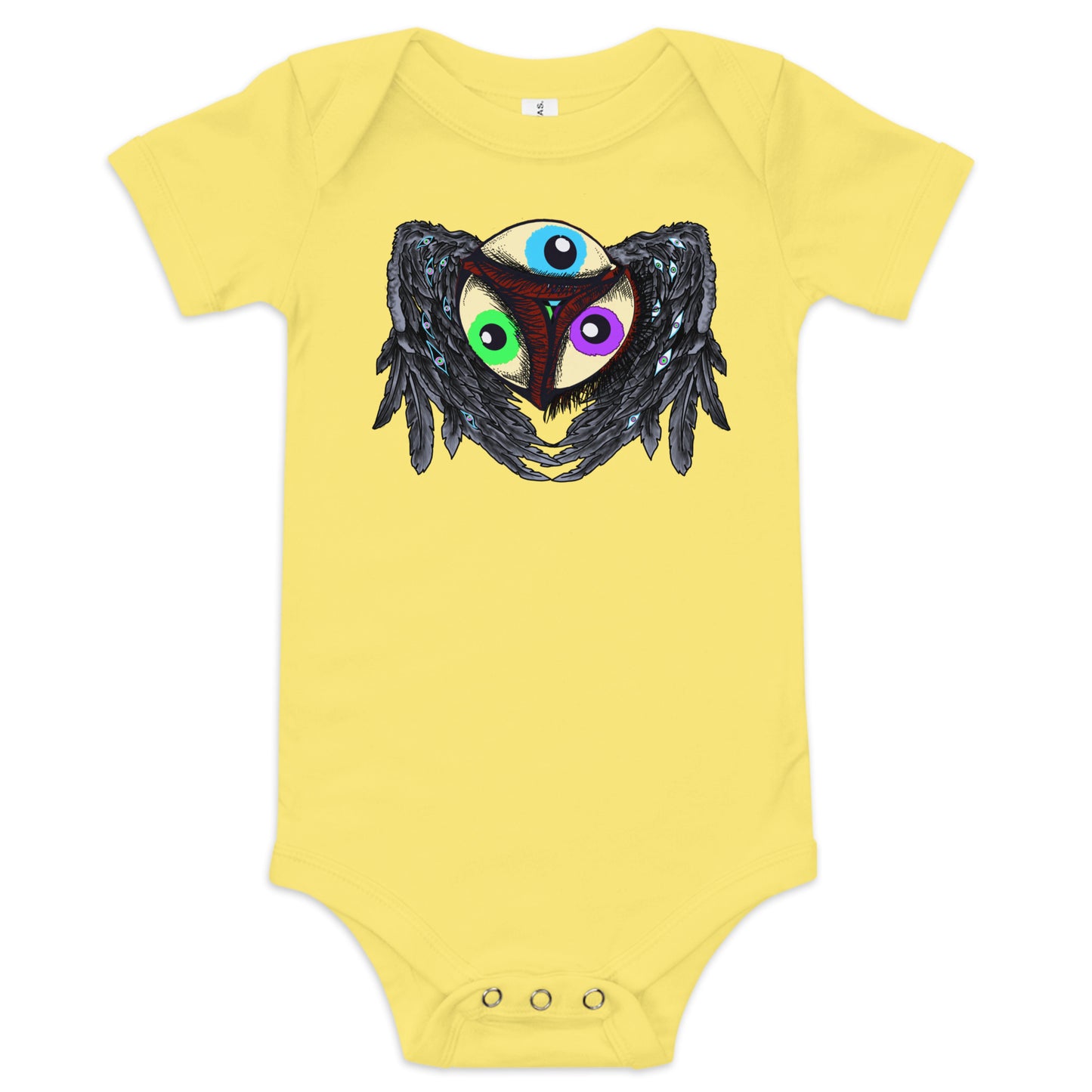 Third Eye infant short sleeve one piece - ThirdEyeTies