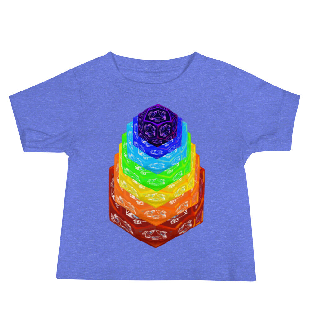 ThirdEyeTies chakras toddler Jersey Short Sleeve Tee.