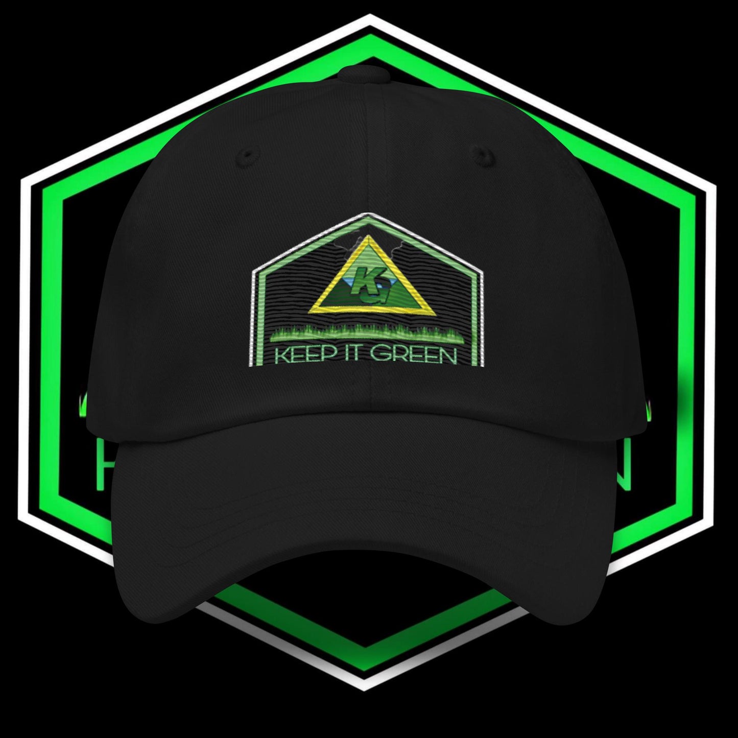 Keep it green dad hat