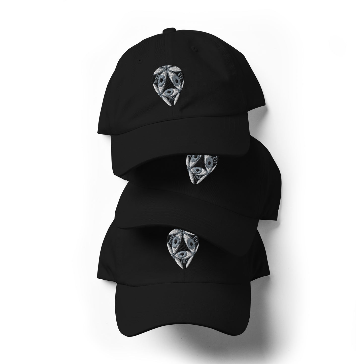Third eye ties Dad hat.