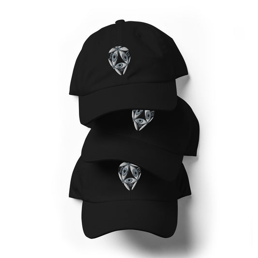 Third eye ties Dad hat.