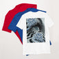 white t-shirt artistic abstract clothing t-shirt multicolor variety, cotton, crew cut